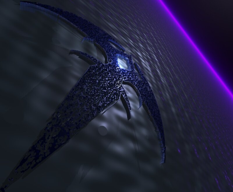 dark abstract symbol