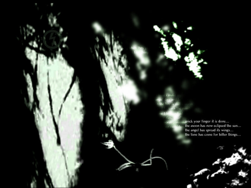 dark abstract text image
