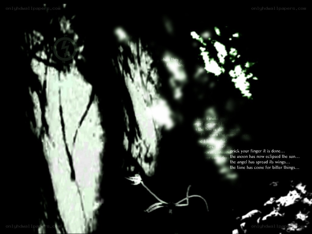 dark abstract text image