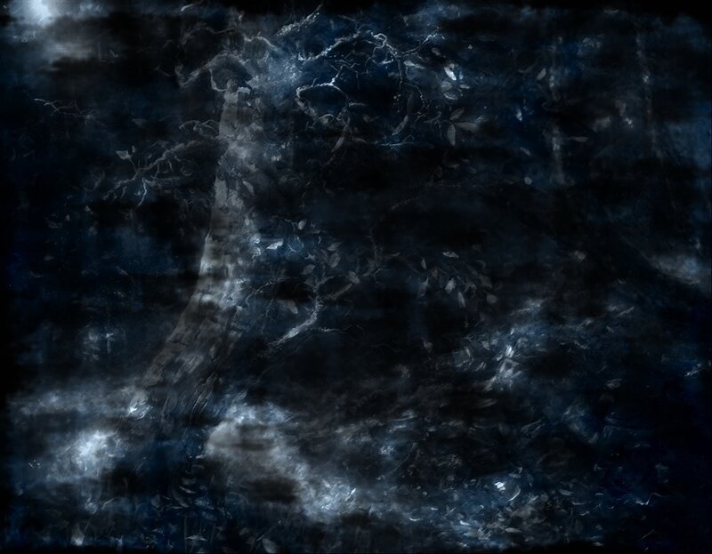 Dark Abstract Texture — Black