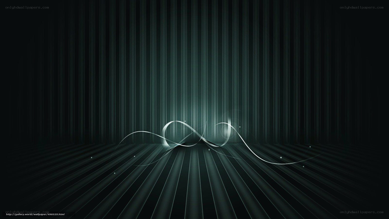 dark abstract wave design