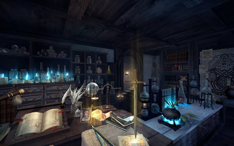 dark alchemist's study