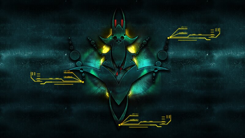 Dark Alien Creature — Black