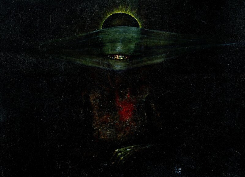 Dark Alien Figure — Black