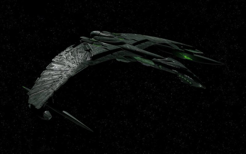 Dark Alien Spaceship