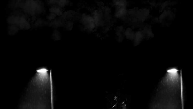dark alley at night