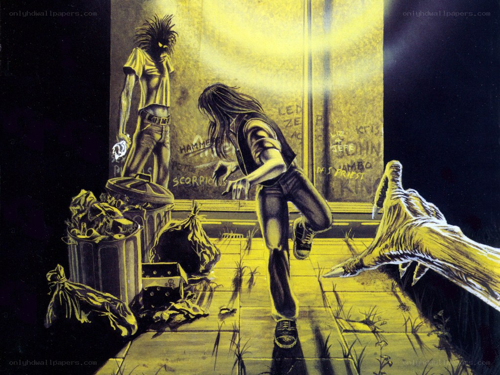 Dark alley confrontation