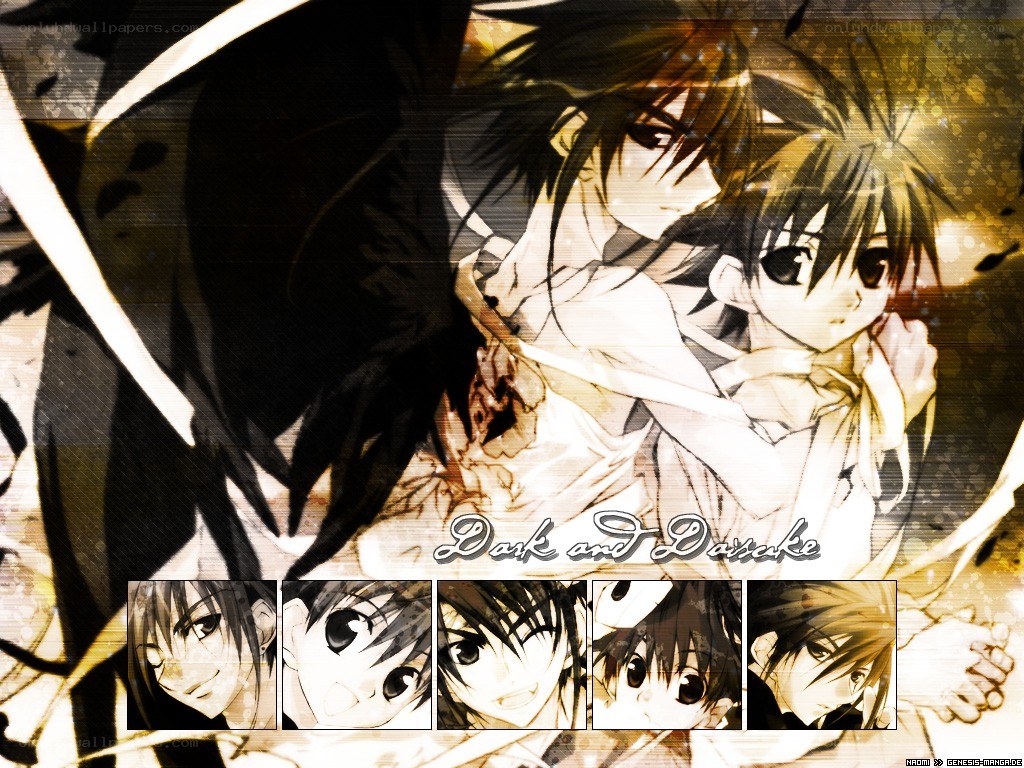 Dark and Daisuke anime collage