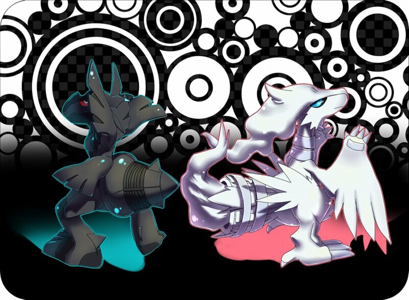 Dark and light Pokémon duo