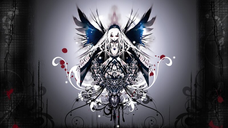 dark angel anime artwork