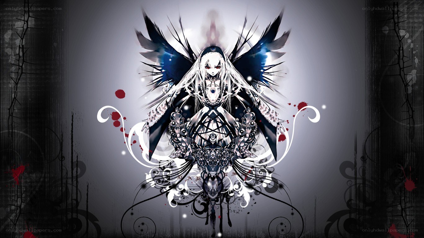 dark angel anime artwork