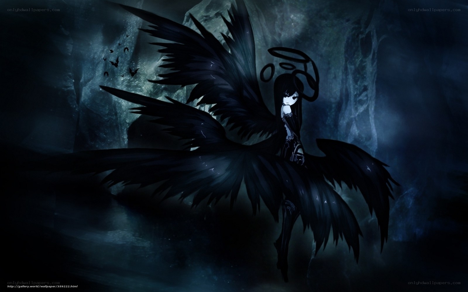 dark angel in cave