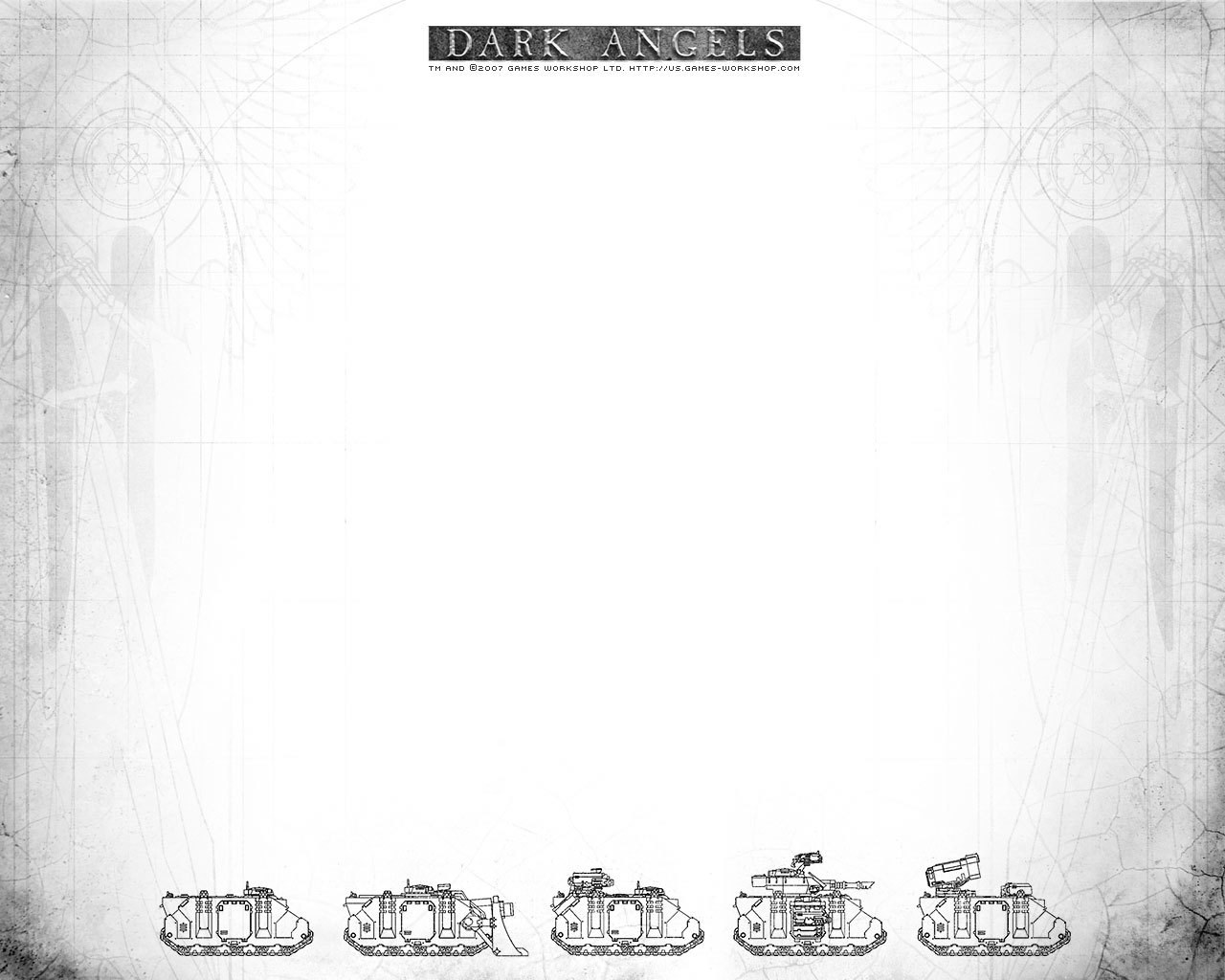 Dark Angels vehicle lineup