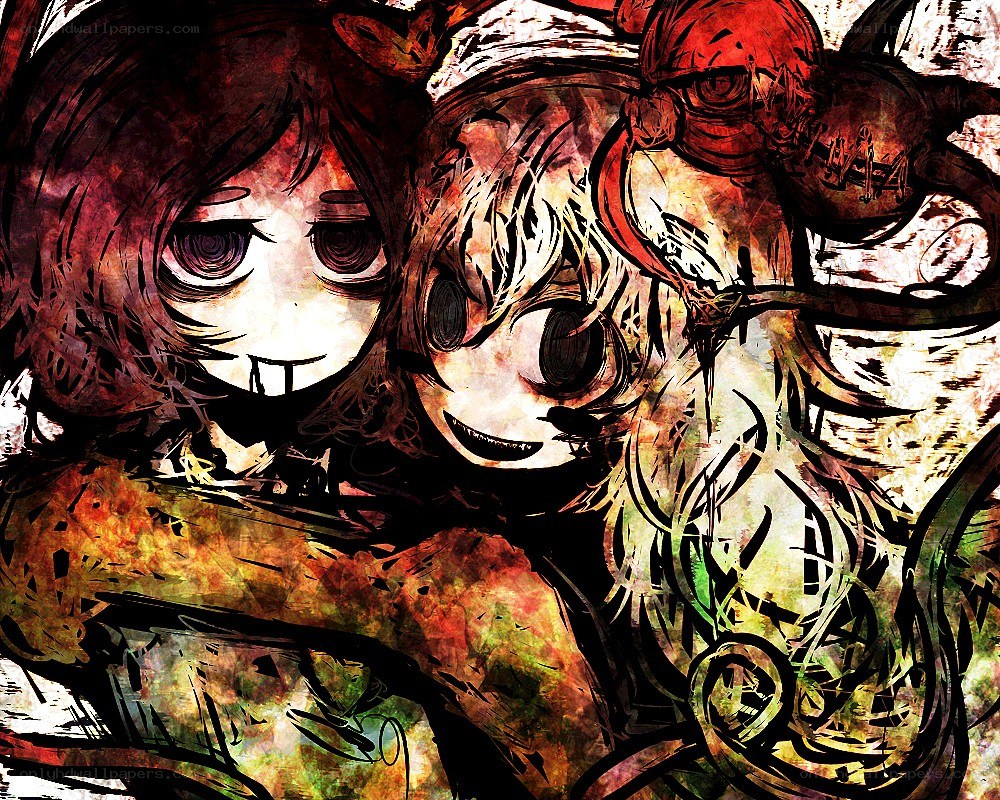 dark anime character illustration