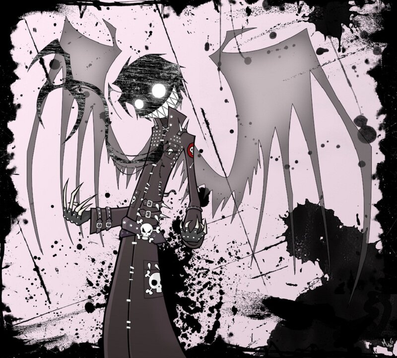 Dark Anime Character