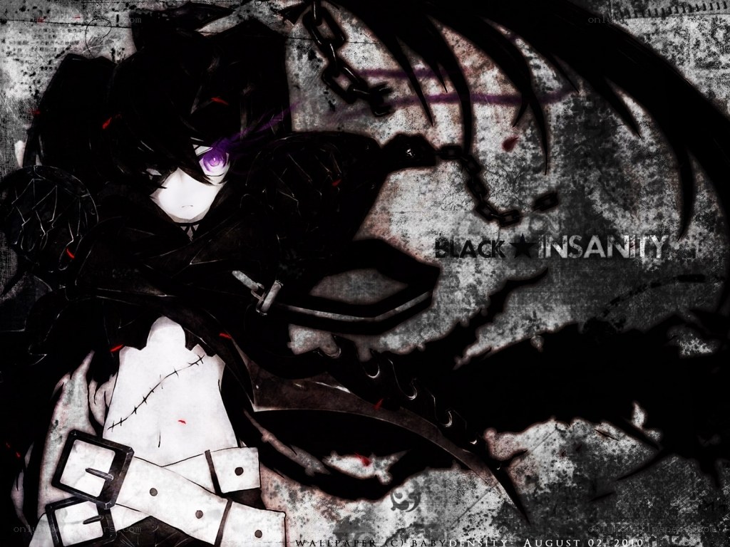dark anime character wallpaper