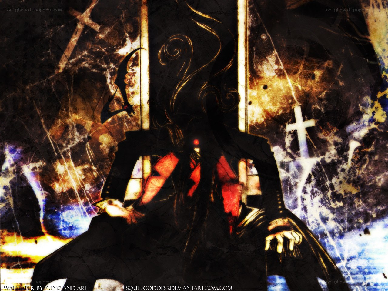 dark anime character wallpaper