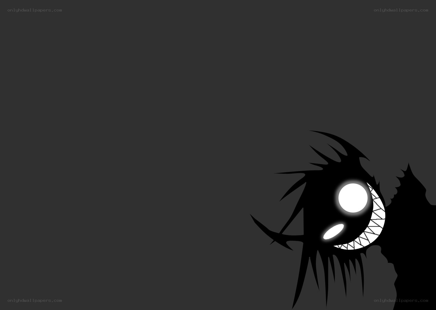 dark anime eye illustration