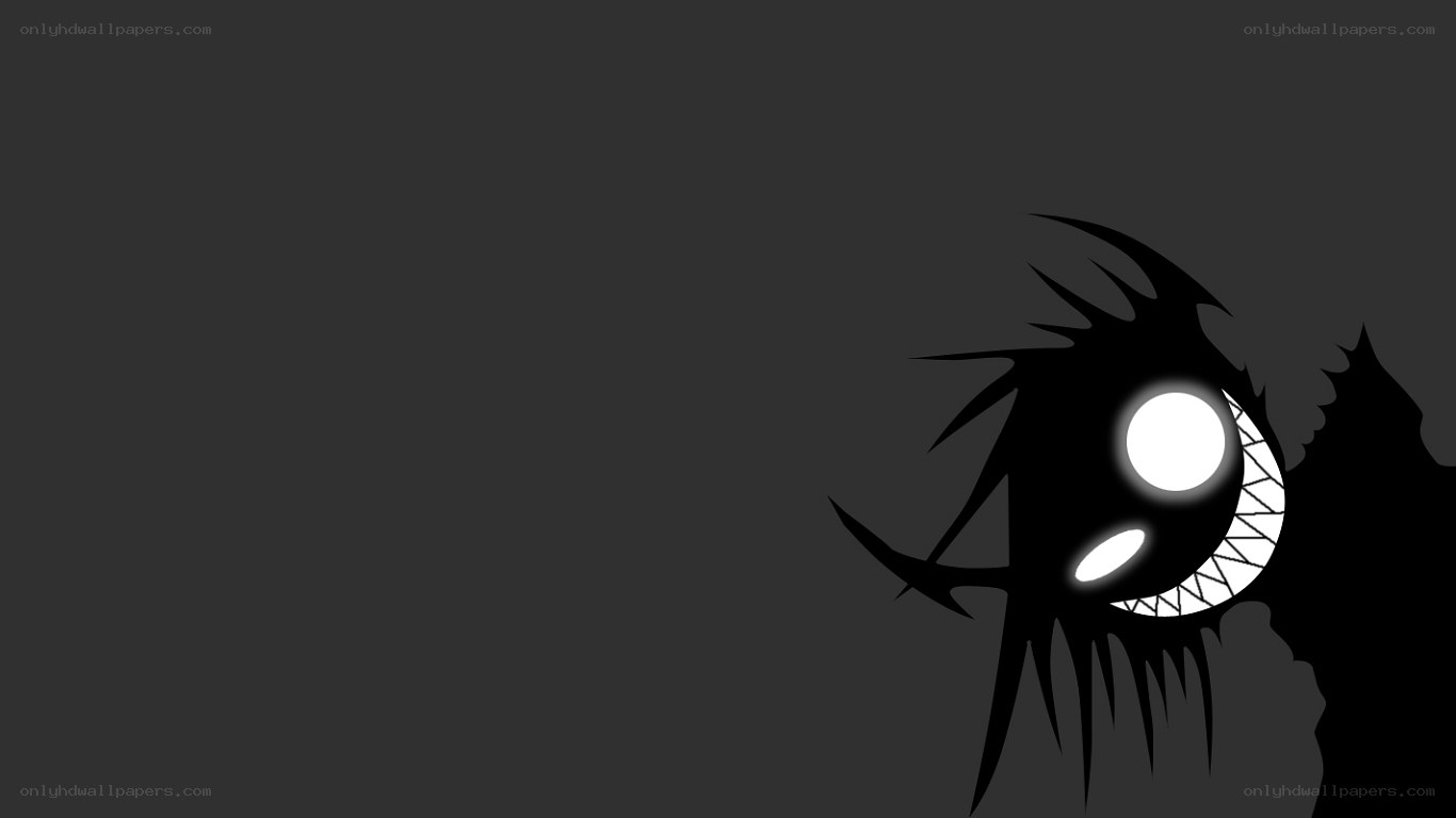 dark anime eye illustration