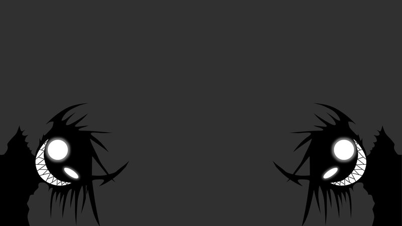 dark anime eyes