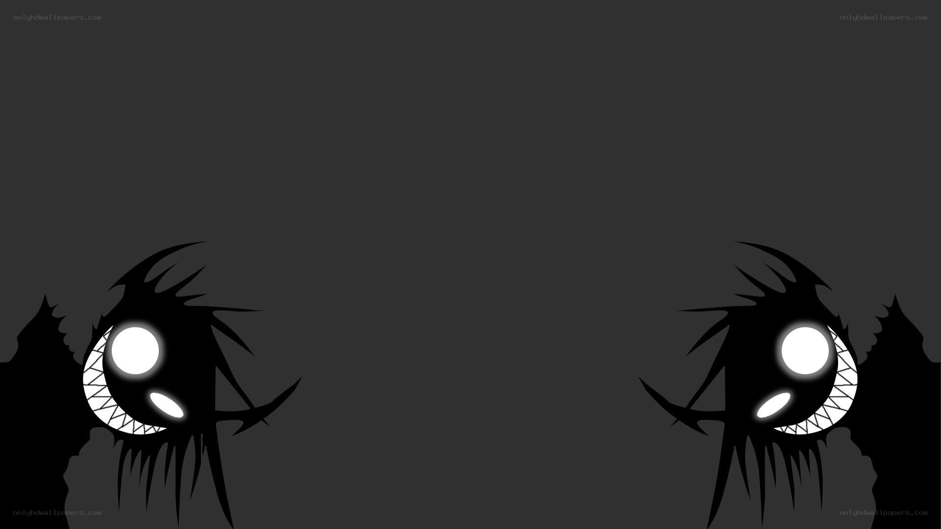 dark anime eyes