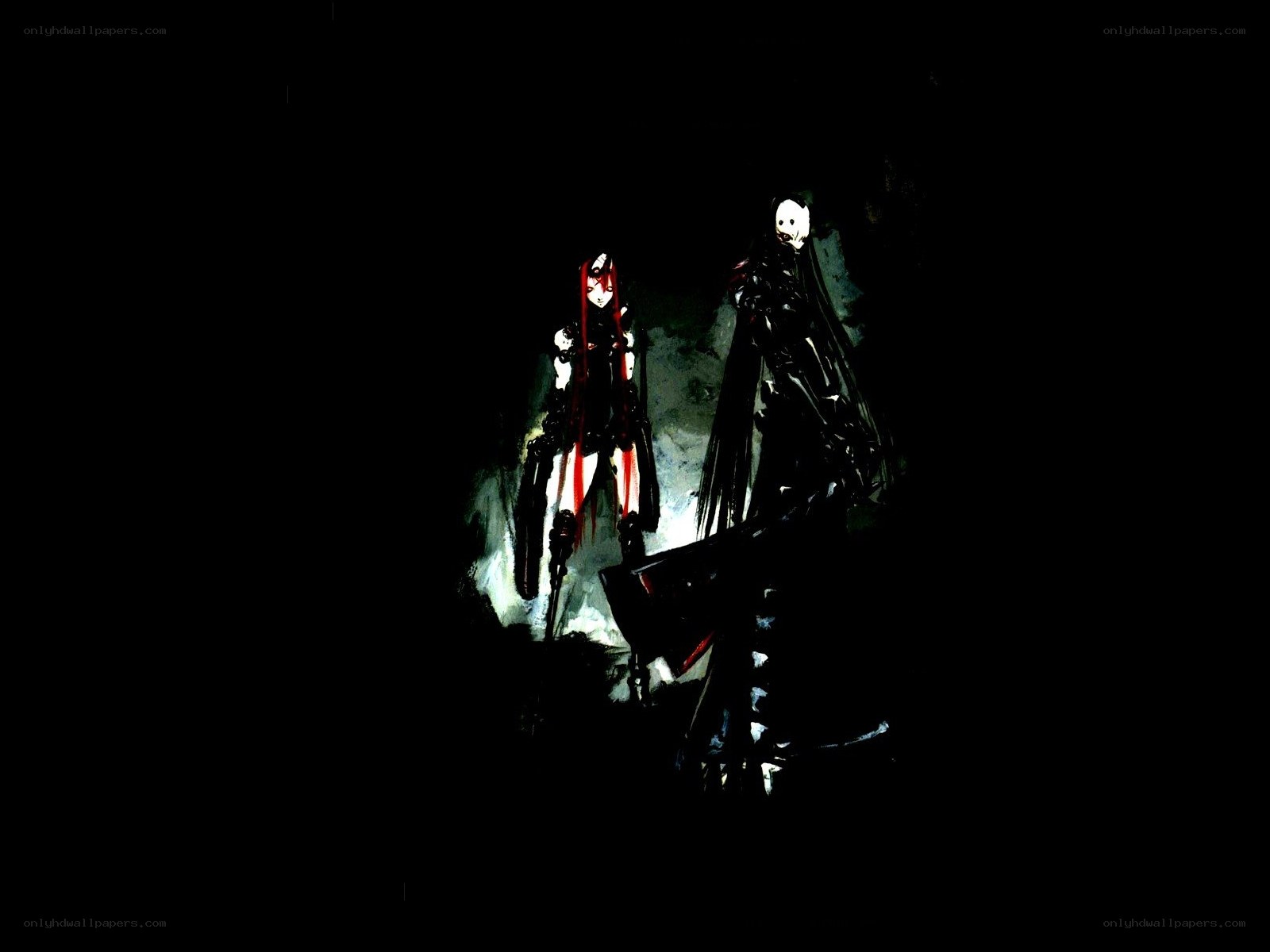 dark anime figures in shadows