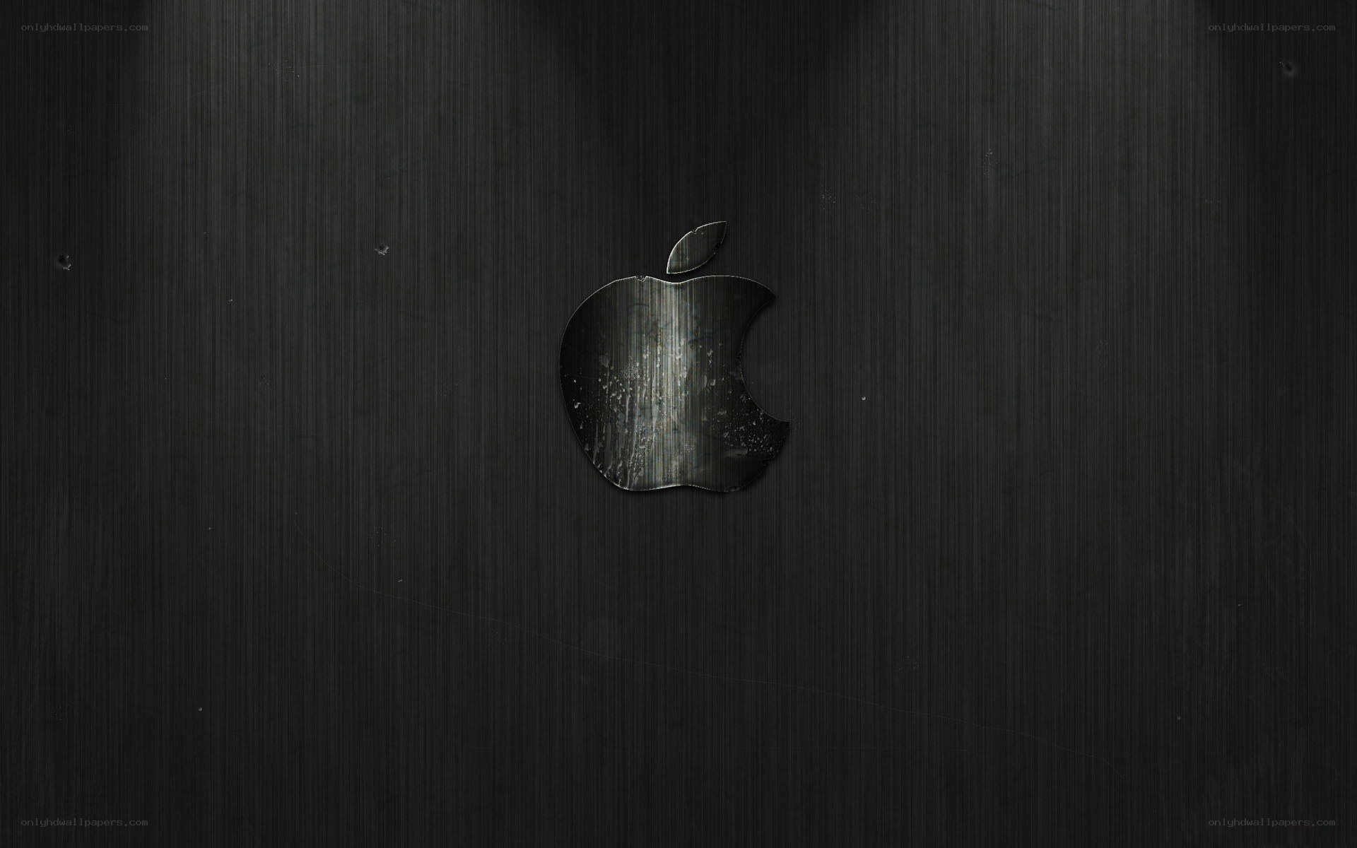 dark apple logo background
