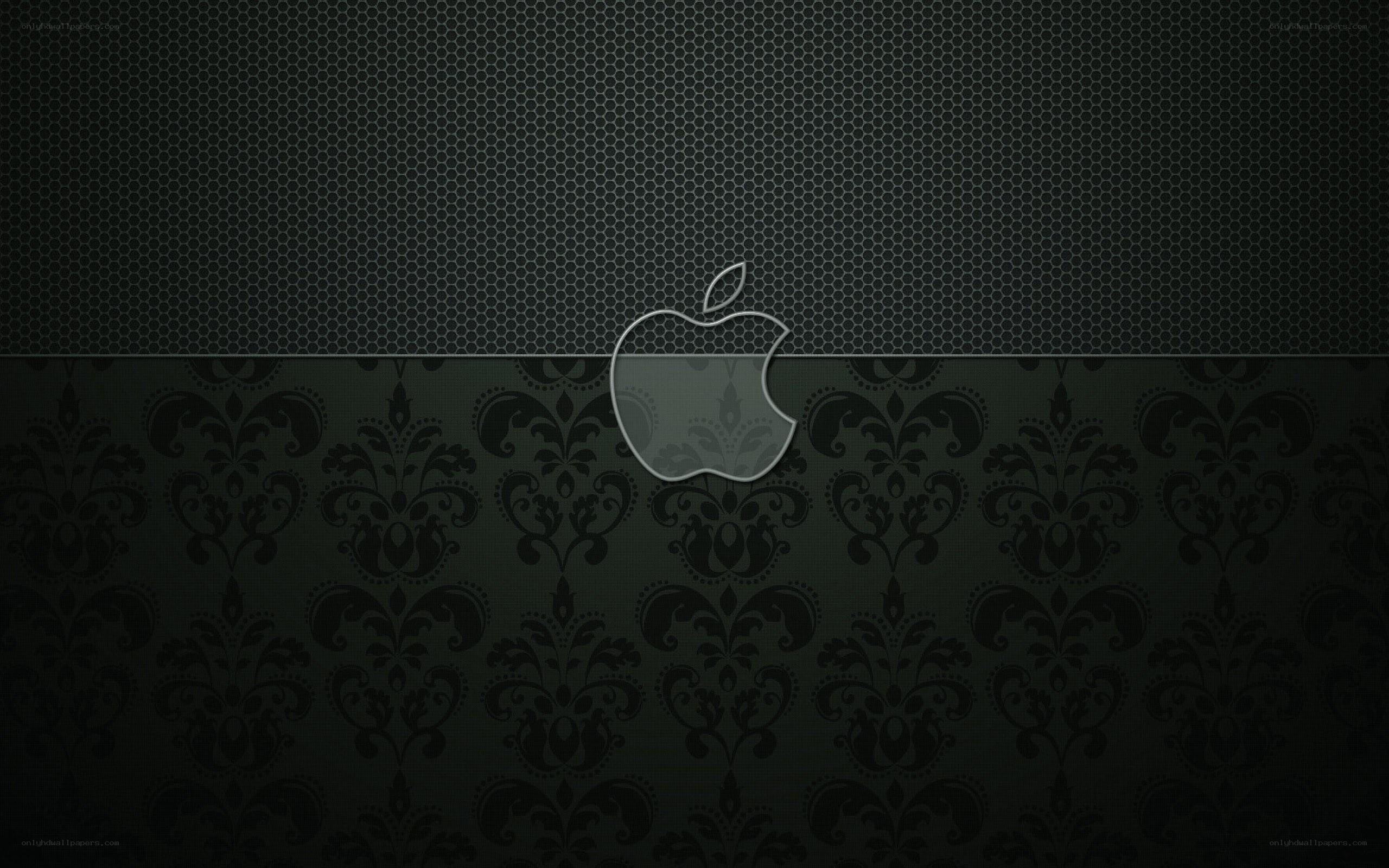 dark apple logo wallpaper