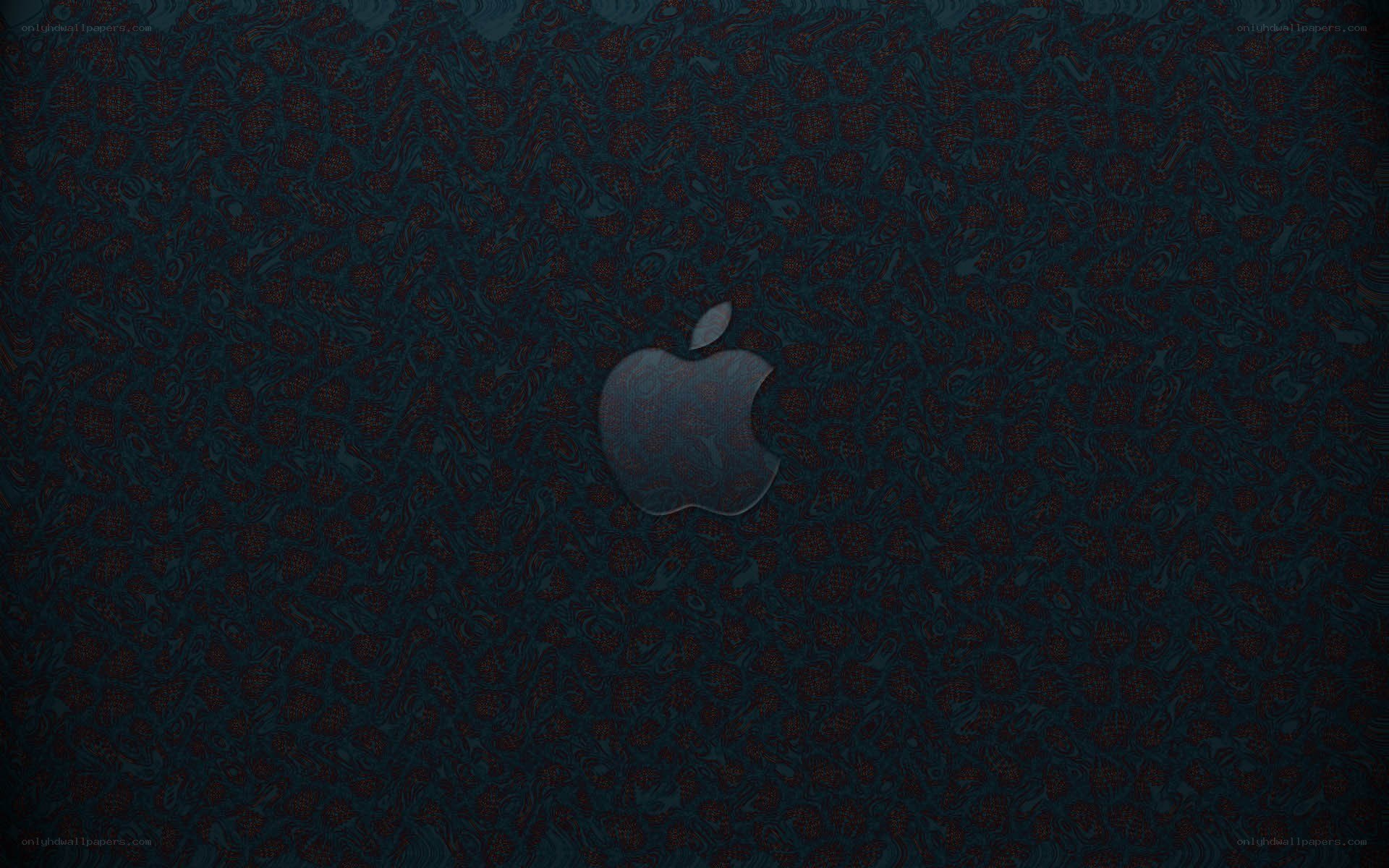 dark apple logo wallpaper