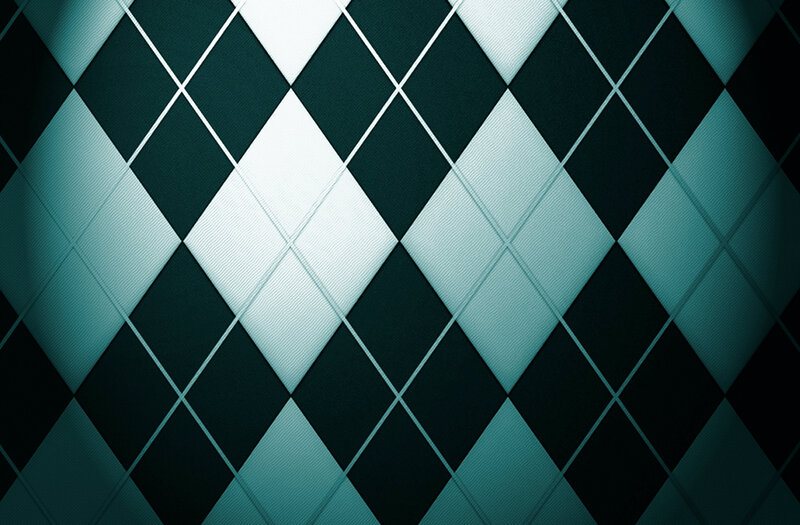 dark argyle pattern