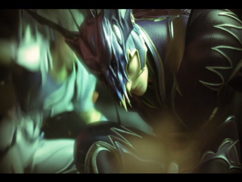 Dark Armored Character