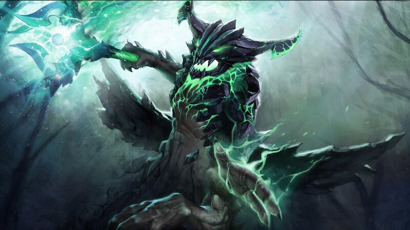 Dark Armored Creature — Green