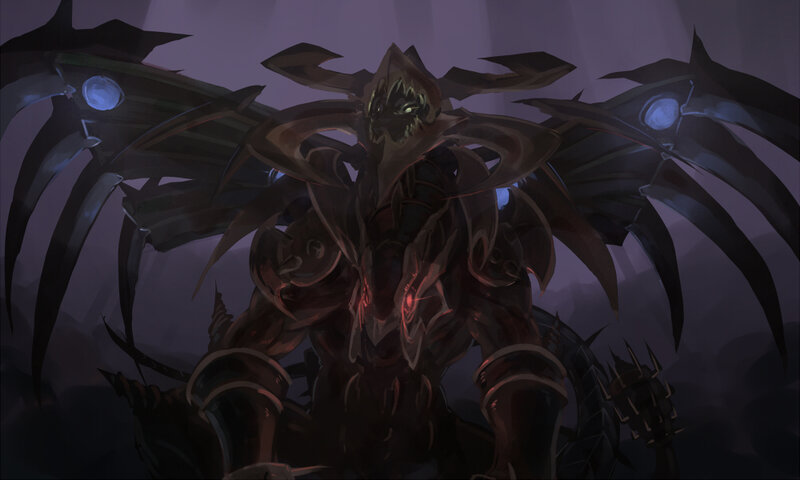 Dark Armored Creature — Purple