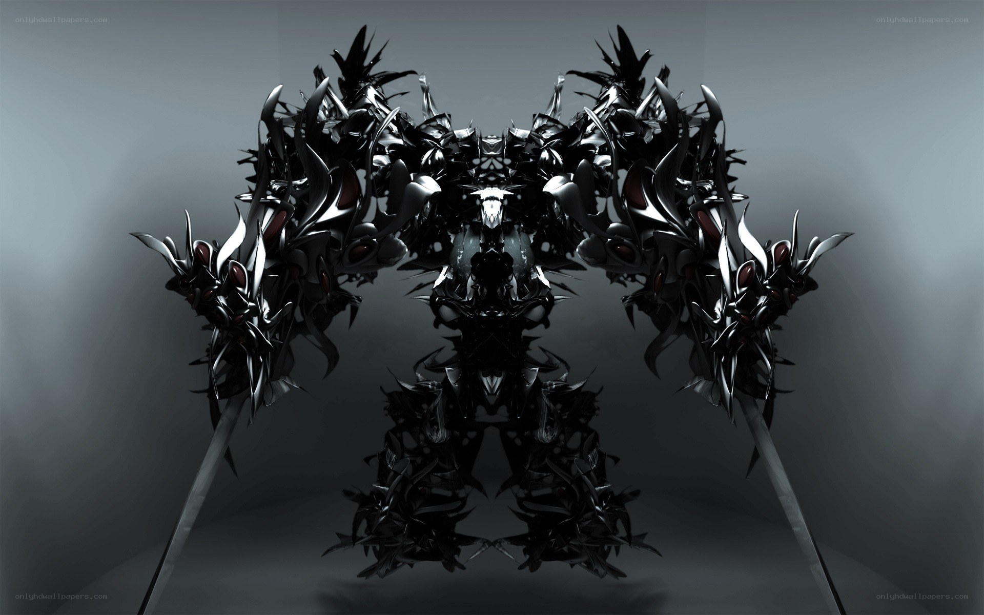 dark armored creature
