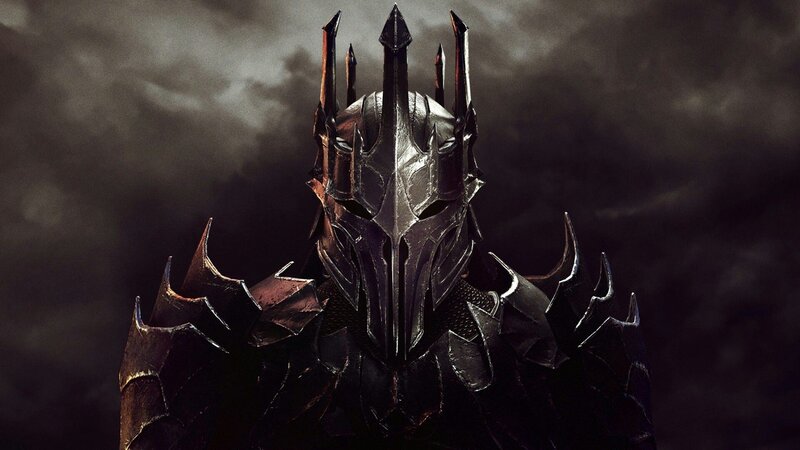 Dark Armored Figure — Black, Dramatic, Digital Art, Armor, Helmet