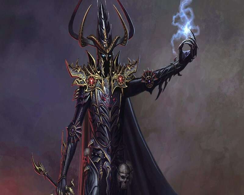 Dark Armored Figure — Black, Dramatic, Digital Art, Skull