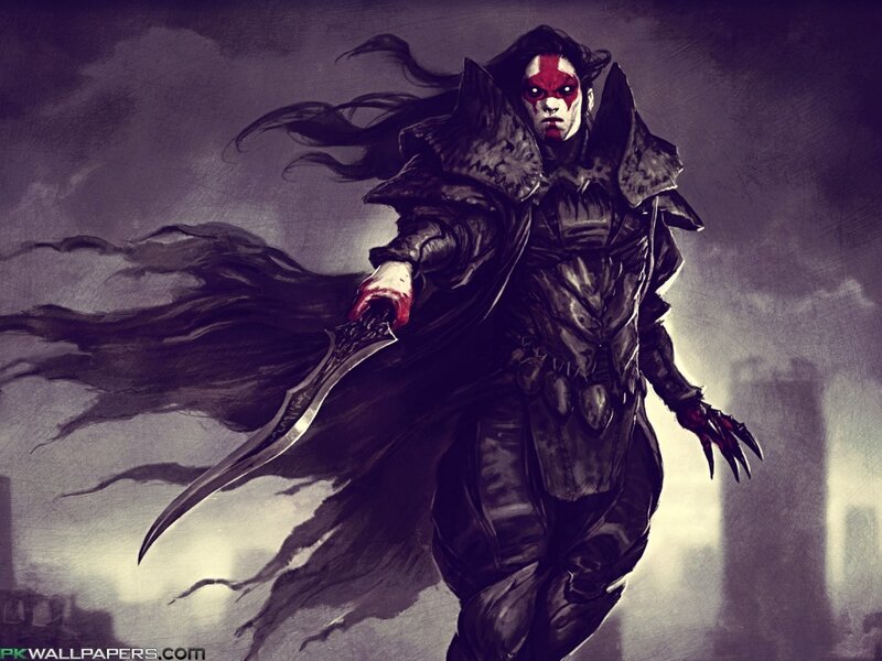 Dark Armored Figure — Black