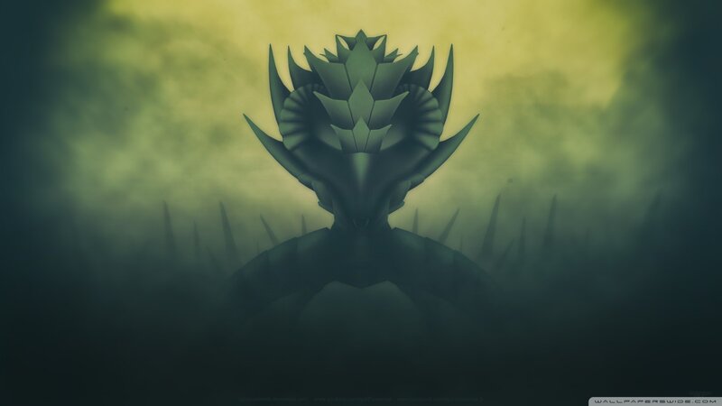 Dark Armored Figure — Green