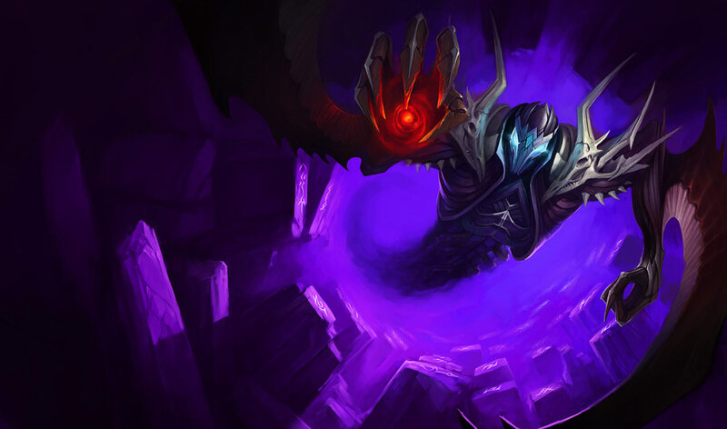 Dark Armored Figure — Purple, Dramatic, Menacing