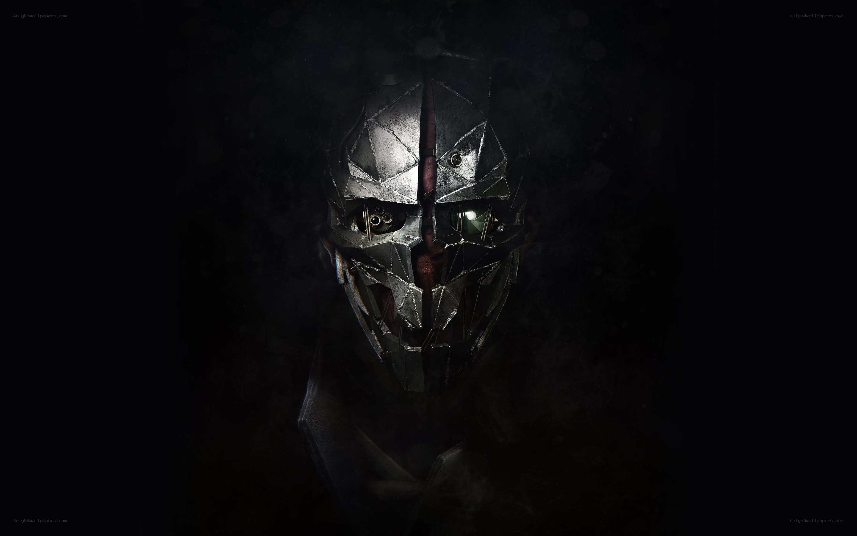 dark armored mask