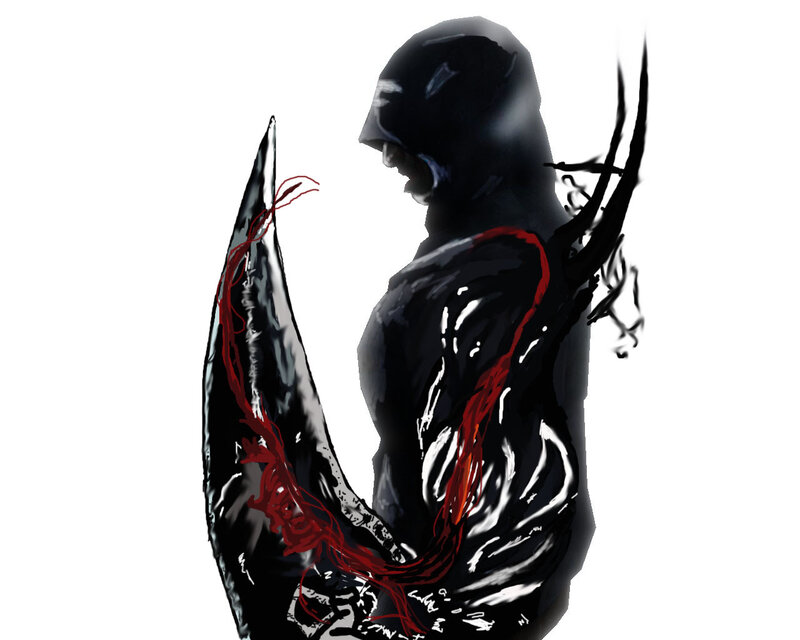 dark armored warrior