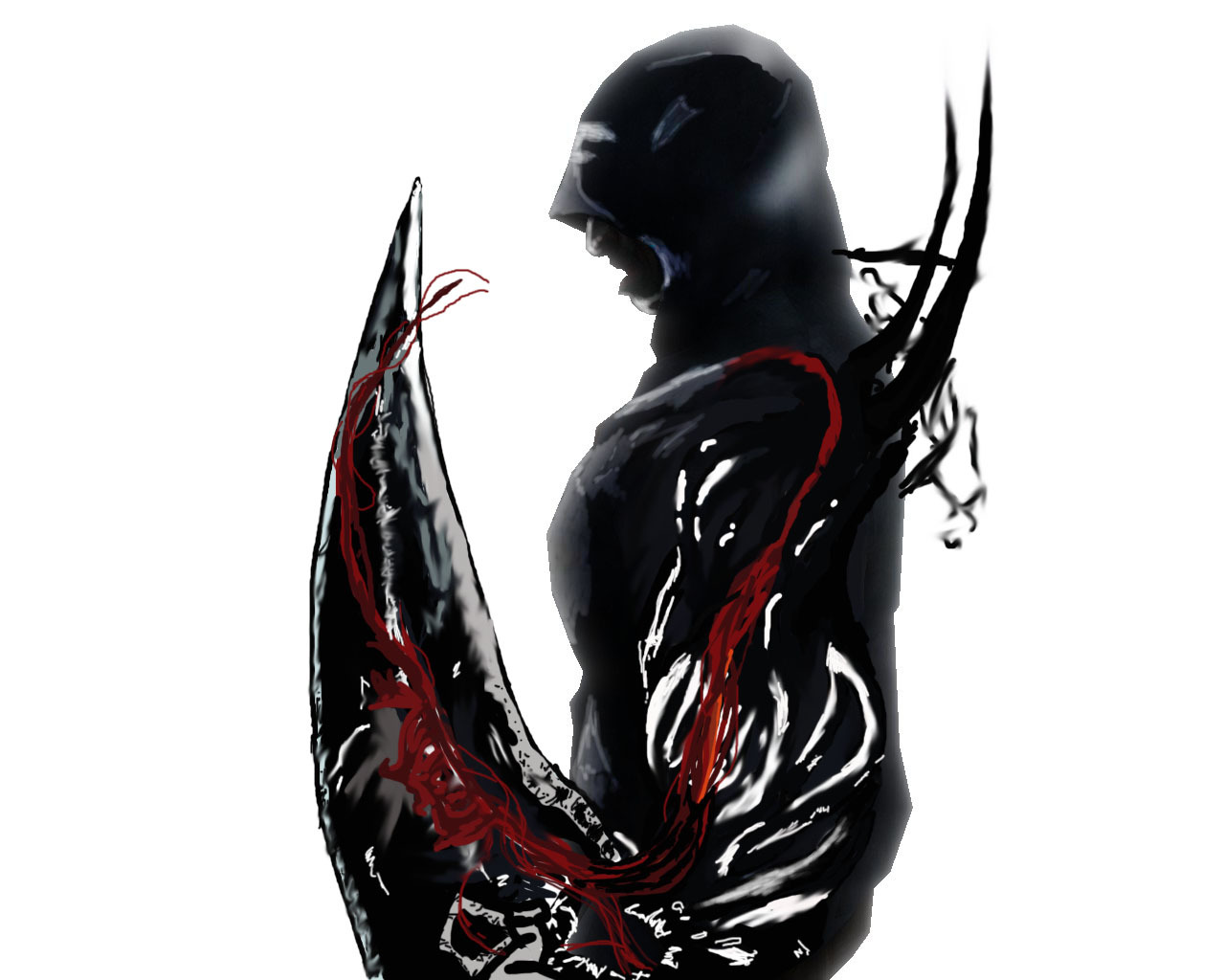 dark armored warrior