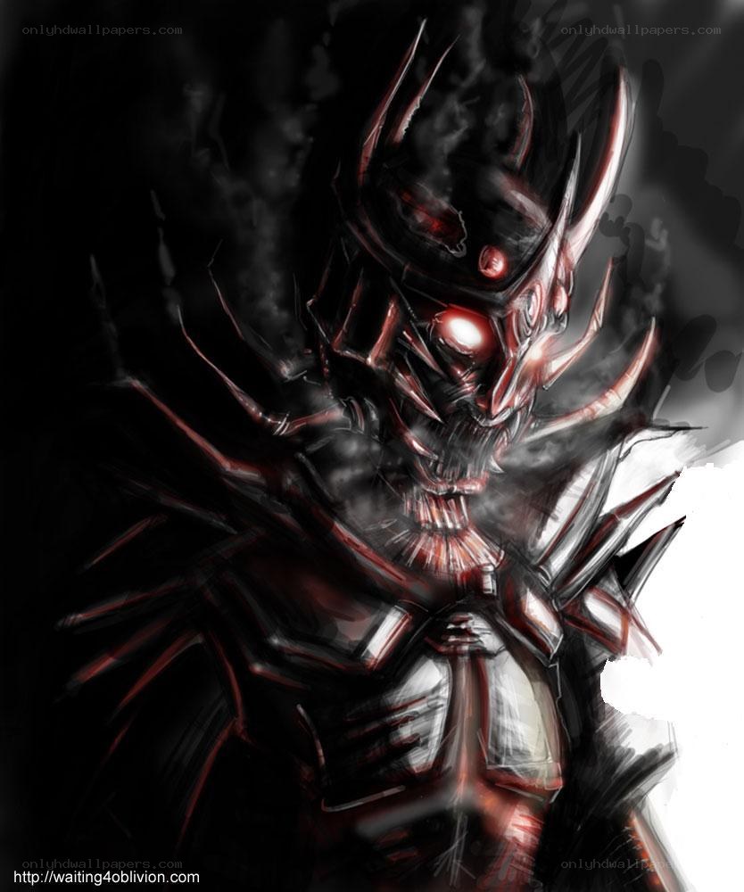 dark armored warrior