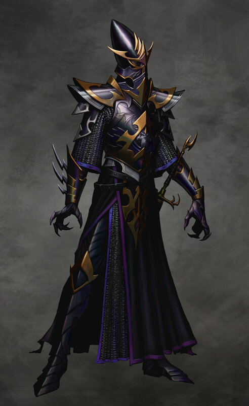 dark armored warrior