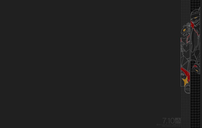 dark background with character art