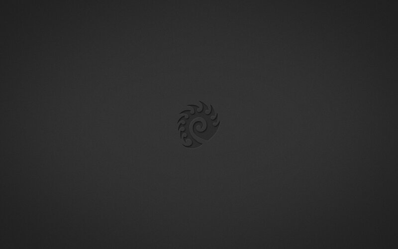 dark background with logo