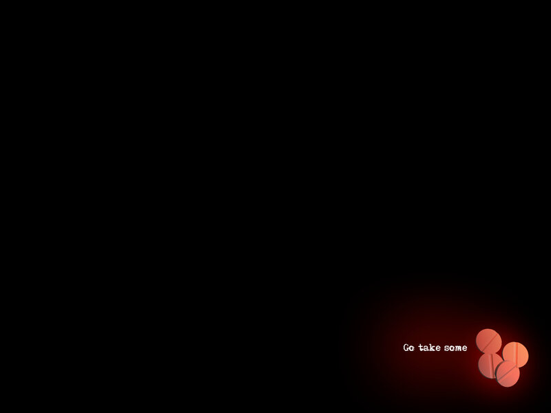 dark background with pills
