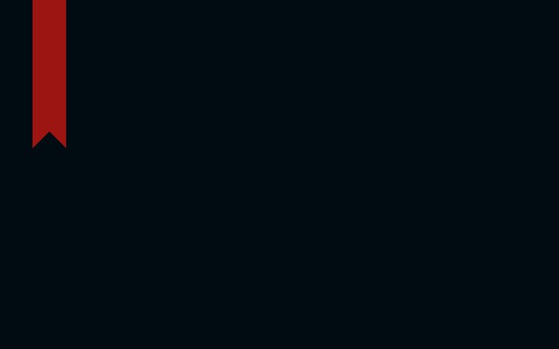 dark background with red bookmark