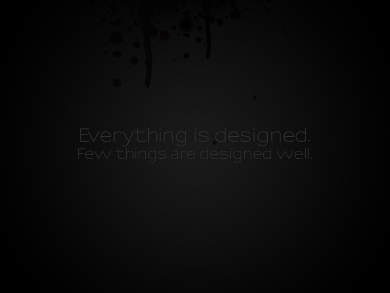 dark background with text