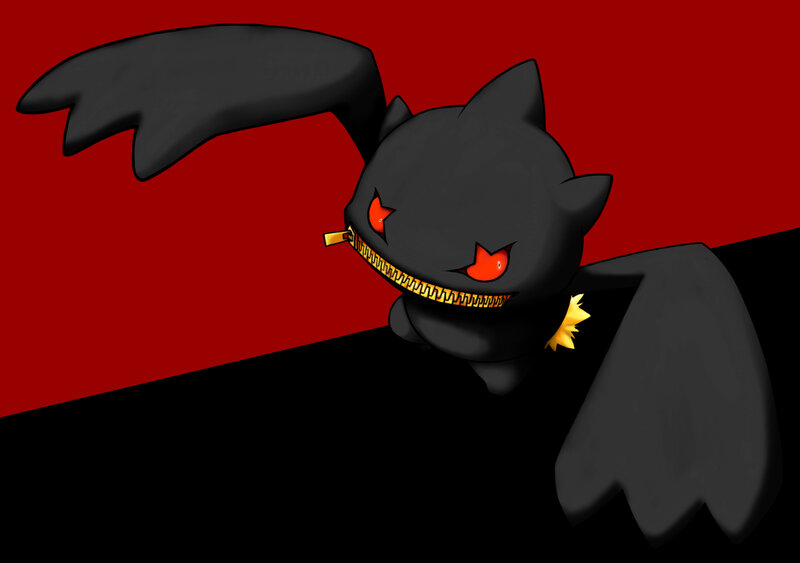 Dark bat-like creature
